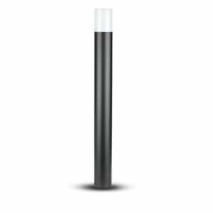 GU10 Garden Floor Lamp Aluminum Body Cylinder Black 80X80X800mm IP54