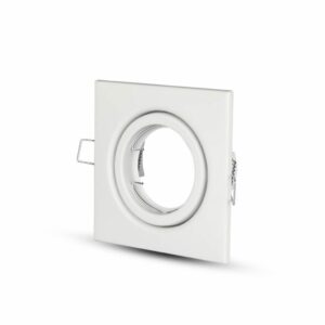 GU10 Housing Square Movable White