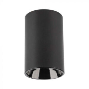 GU10 Surface Fitting Round Black Body