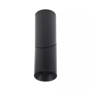 GU10 Surface Monted Fitting Black 197mm