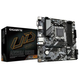 Gigabyte A620M DS3H (rev. 1.0) AMD A620 Presa di corrente AM5 micro ATX