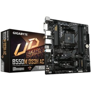 Gigabyte B550M DS3H AC AMD B550 Socket AM4 micro ATX