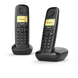 Gigaset A170 Duo Telefono analogico/DECT Identificatore di chiamata Nero