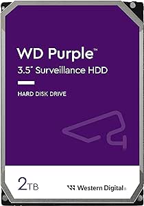 HARD DISK 3,5 SATA III 02TB WESTERN DIGITAL WD23PURZ PURPLE