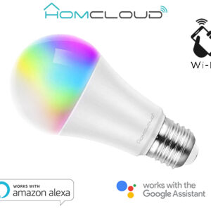 HOMCLOUD LAMPADINA LED WIFI RGB+CCT E27 DIMMERABILE  EE-11WE27