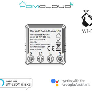 HOMCLOUD MODULO INTERRUTTORE MINI WIFI 1 CANALE AS-MM1