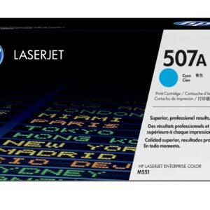 ORIGINALE HP toner ciano CE401A 507A 6000 pagine