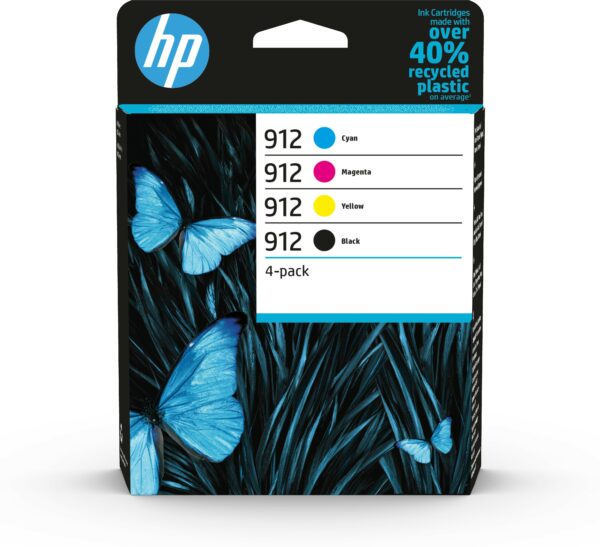 ORIGINALE HP Multipack nero / ciano / magenta / giallo 6ZC74AE 912