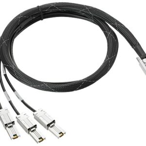 HPE Mini SAS HD to Dual 2-lane Mini SAS HD External Fanout 1m Cable