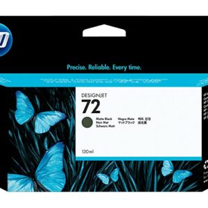 Hp Cart Ink 72 Nero Opaco Vivera 130 Ml Per Plotter 1100/T610