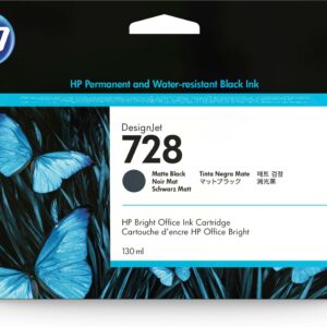 Hp Cart Ink 728 Nero Opaco