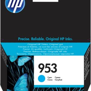 Hp Cart Ink Ciano N.953 Per Oj Pro 8210/8710/8715/8720/8725/8730/8740