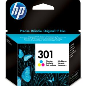 ORIGINALE HP Cartuccia d'inchiostro differenti colori CH562EE 301 150 pagine 3ml