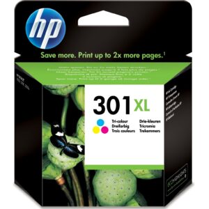 ORIGINALE HP Cartuccia d'inchiostro differenti colori CH564EE 301 XL 300 pagine 6ml