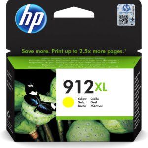 Hp Cart Ink Giallo N. 912Xl Per Officejet 8012, 8013, 8014, 8015, 8022, 8024, 8025, 8035 Ts