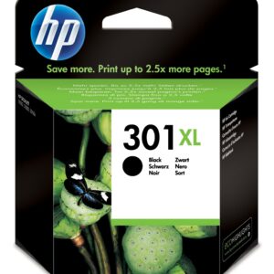 ORIGINALE HP Cartuccia d'inchiostro nero CH563EE 301 XL 430 pagine 8ml