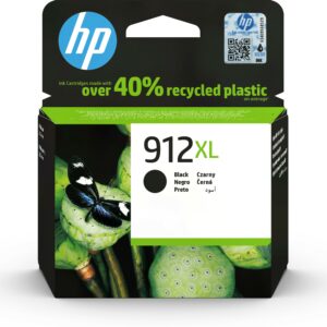 Hp Cart Ink Nero 912 Xl Per Officejet 8012, 8013, 8014, 8015, 8022, 8024, 8025, 8035 Ts