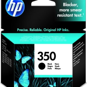 ORIGINALE HP Cartuccia d'inchiostro nero CB335EE 350 200 pagine ink cartridge, standard