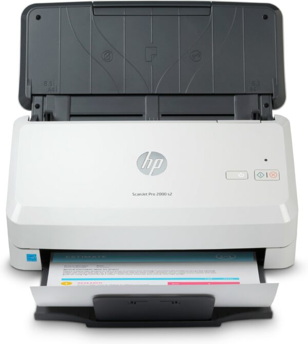 Hp Scanner Documentale, Scanjet Pro 2000 S2, A4, 35 Ppm, Adf, Fronte/Retro, Usb