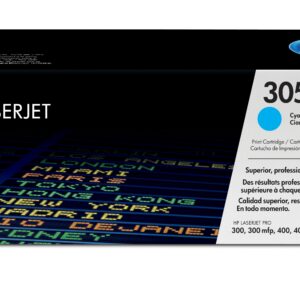 ORIGINALE HP toner ciano CE411A 305A 2600 pagine