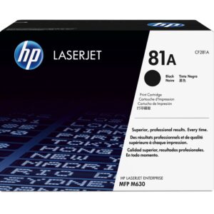 Hp Toner Nero 81A 10.500Pag Per Serie M604 M605 M606