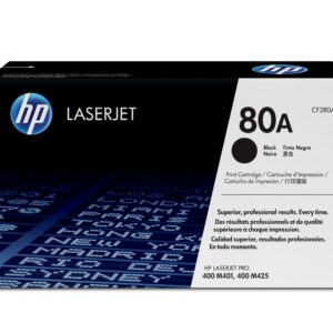 ORIGINALE HP toner nero CF280A 80A 2560 pagine standard