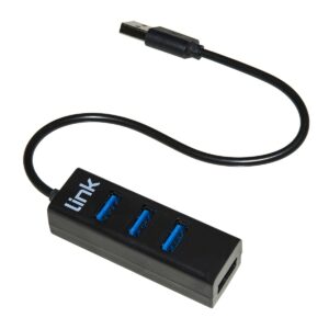 Hub 4 Porte Usb 2.0 Con Cavo 15 Cm