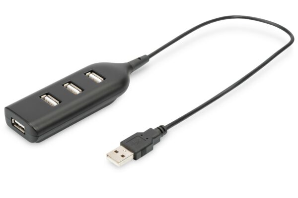 Hub 4 Porte Usb 2.0 Digitus Con Cavo