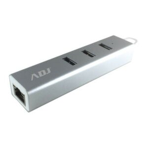 Hub Usb 3.0 3P Adattatore Type-C Sl 3*Usb 3.0 + Rj45 Adj