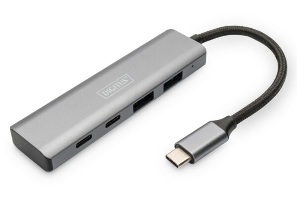 Hub Usb-C 4 Porte, 2X Usb A + 2X Usb-C