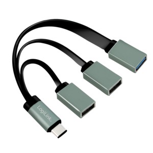 Hub Usb Tipo C A Coda Con 2 Porte Usb 2.0 E 1 Porta Usb 3.0