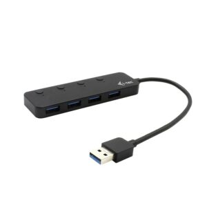 I-Tec Hub 4 Porte Usb 3.0 Metal, On/Off Individual Switches