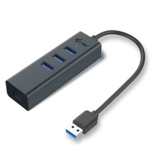 I-Tec Hub Usb 3.0 3 Porte + Adattatore Gigabit Ethernet