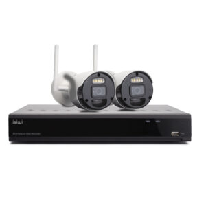 ISIWI KIT WIRELESS CONNECT2 NVR 8 + 2 TELECAMERE IP 2MP 1080P CON FUNZIONE PIR ISW-K1N8BF2MP-2