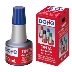 Inchiostro Dohe per Timbri e Timbri 30ml - Colore Blu