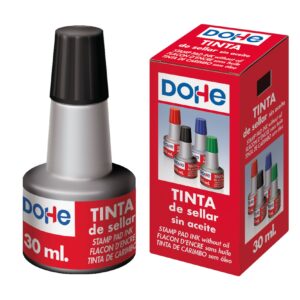 Inchiostro Dohe per Timbri e Timbri 30ml - Colore Nero