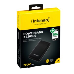 Intenso Power Bank 20000Mah Micro Usb + Type C Bianco