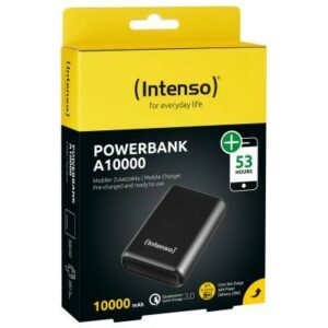 Intenso Power Bank Quick Charche 10000 Mhp Usb C Scocca Alluminio