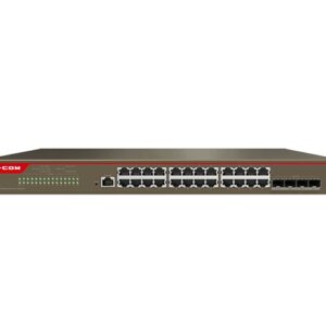 Ip-Com Switch Managed L3, 24 Port G + 4 Sfp+ 10G