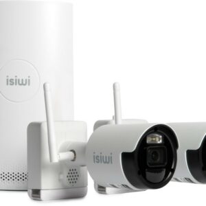 Isiwi Kit Wireless Connect Air2 Isw-K2N8Bfbta4Mp-2 Gen1 Nvr 8 Canali + 2 Telecamere  A Batteria Da 8