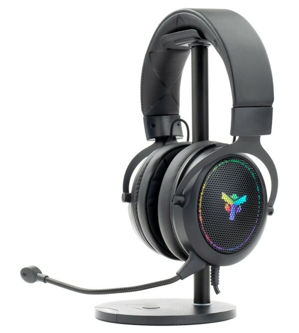 Itek Cuffie Gaming 7,1 Virtuale, Contr.Volume, Rgb, Led, Usb, Mic Removibile