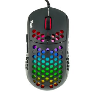 Itek Mouse Gaming 12000Dpi,  Rgb, Software, Sensore P3327, Leggero, A Nido Dape