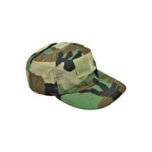 JS TACTICAL CAPPELLO CON VISIERA E VELCRO PER PATCH COLORAZIONE WOODLAND JSWAR-CAP-W