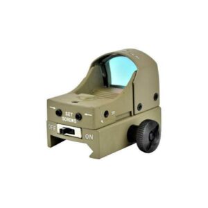 JS TACTICAL MINI MIRINO RED/GREEN DOT CON LENTI ANTIRIFLESSO - IN ALLUMINIO COLORE TAN JS-HD107T