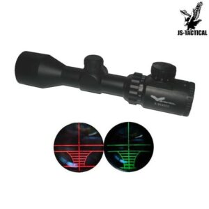 JS TACTICAL OTTICA 3-9x40 CON RETICOLO ILLUMINATO ROSSO O VERDE ZOOM REGOLABILE DA 3X A 9X JS-3-9X40CE