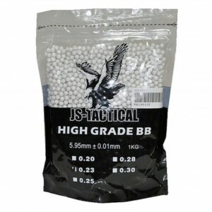 JS TACTICAL PALLINI BIANCHI 0.23G 1 KG IDEALI PER IL SOFTAIR JS-BB0.23