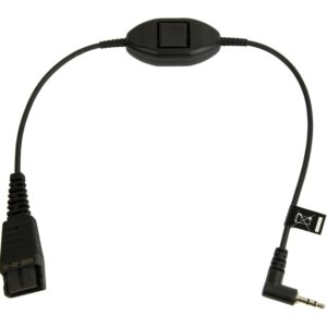 Jabra 8800-00-55 cavo audio 0,3 m QD 2.5mm jack Nero