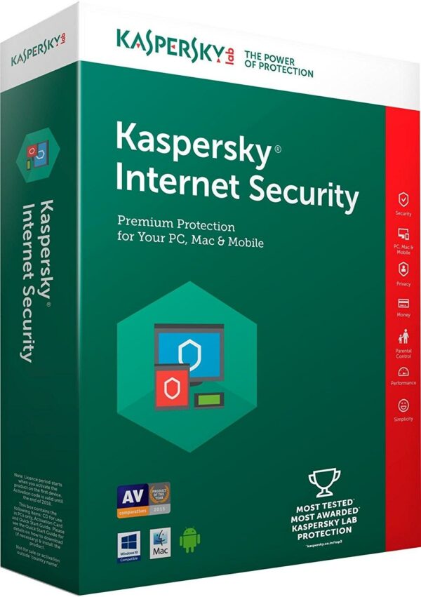 KASPERSKY INTERNET SECURITY 2019 BOX KL1939T5AFS-9SLIM 1 PC 1 UTENTE