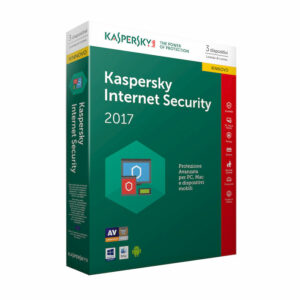 KASPERSKY LAB ANTIVIRUS VERSIONE INTERNET SECURITY RINNOVO 2017 3PC 1 UTENTE