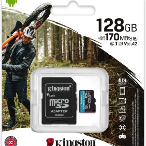 KINGSTON MICRO SD 128 GB CL10 CANVAS GO PLUS SDCG3/128GB